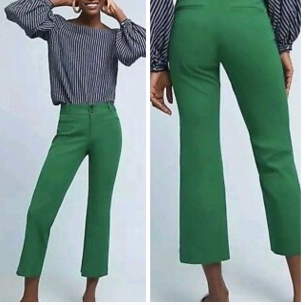 NWT Anthro Essential cropped flare pants size 4